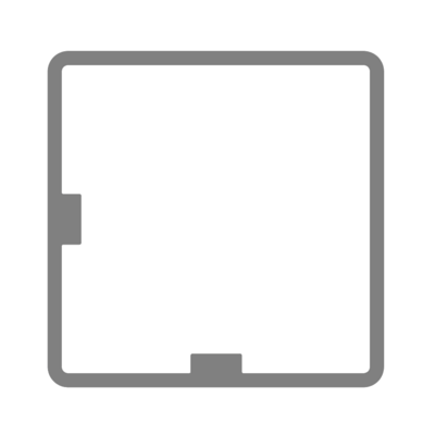 10-5050-0-1000MM MODULAR SOLUTIONS EXTRUDED PROFILE<br>50MM X 50MM PROFILE SLEAVE FOR 45MM X 45MM PROFILE, CUT TO THE LENGTH OF 1000 MM